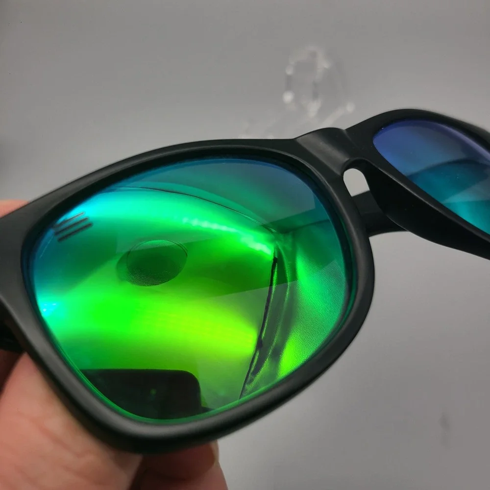 Blenders Eyewear M Class Matte Black Sunglasses Green Mirrored Lenses Polarized